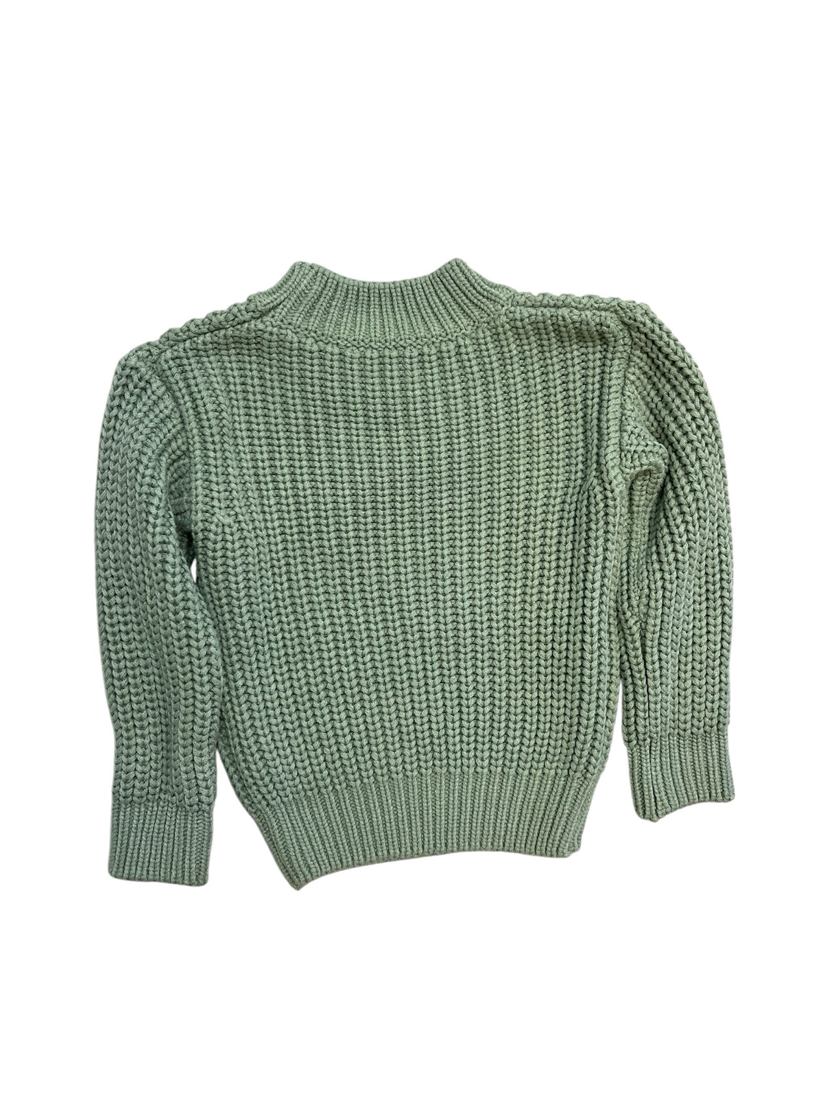 Kyte Sage Green Chunky Knit Sweater Size 3T
