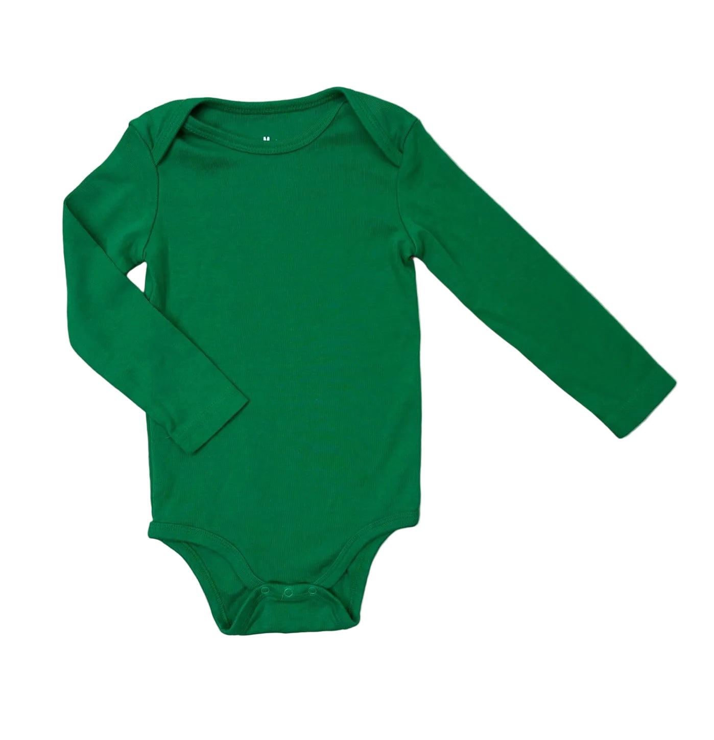 18-24 Months Primary Green 100% Cotton Onesie