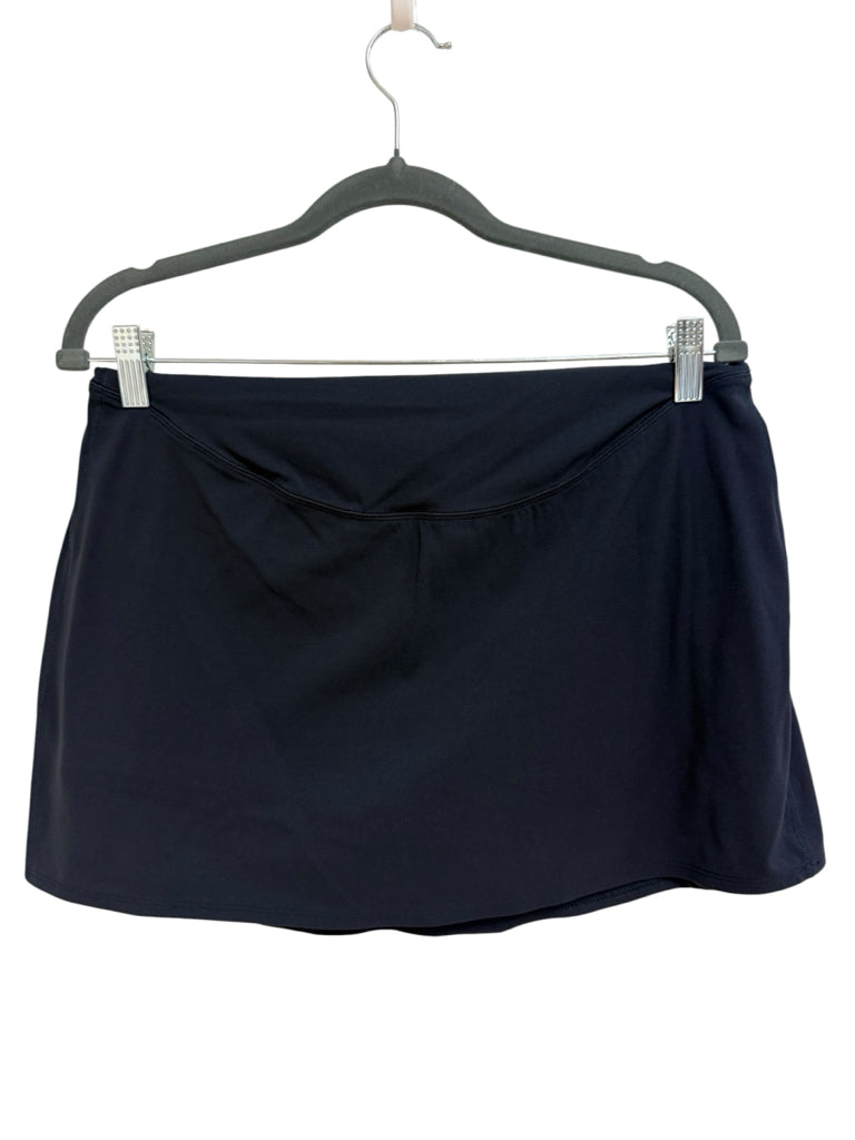 crz yoga Blue Medium Maternity Activewear Skirt with Shorts