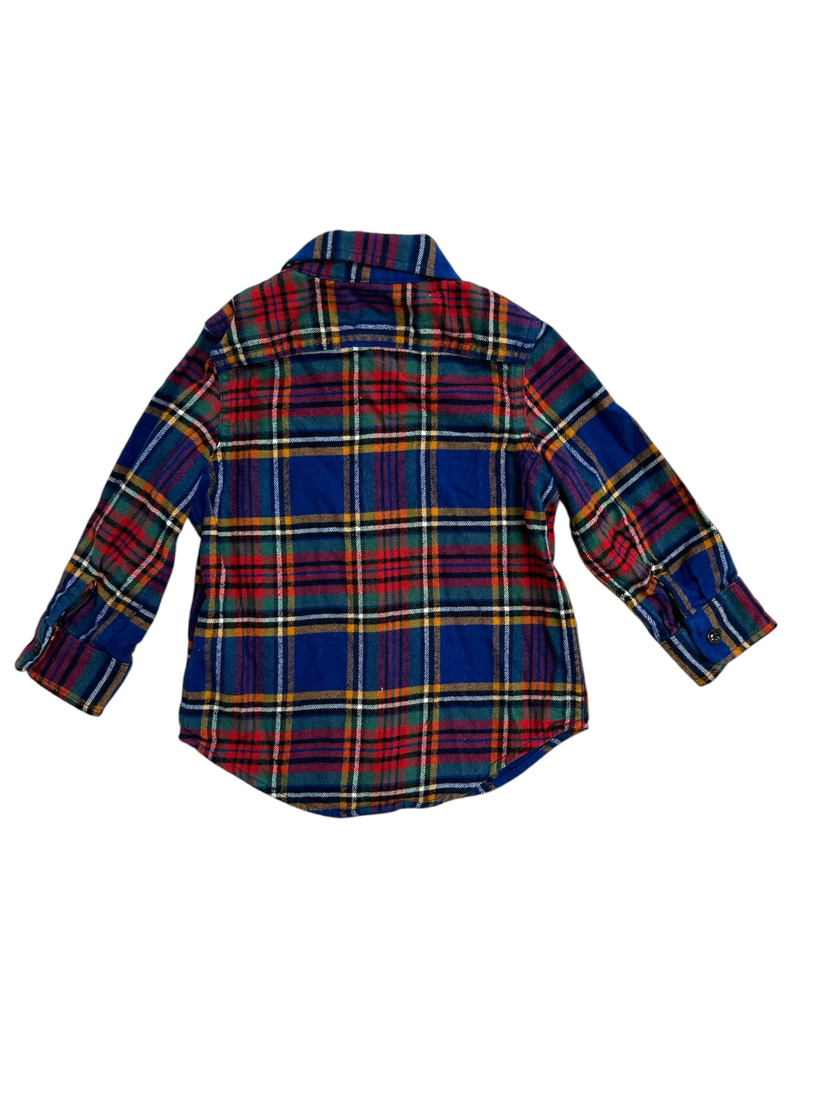 Gap Multi-Color Plaid Flannel Shirt Size 18-24 Months