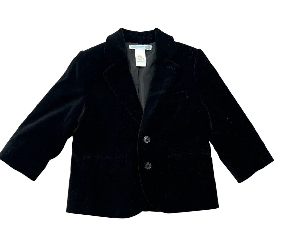 Janie & Jack Black Velvet Blazer Jacket 12-18 Months