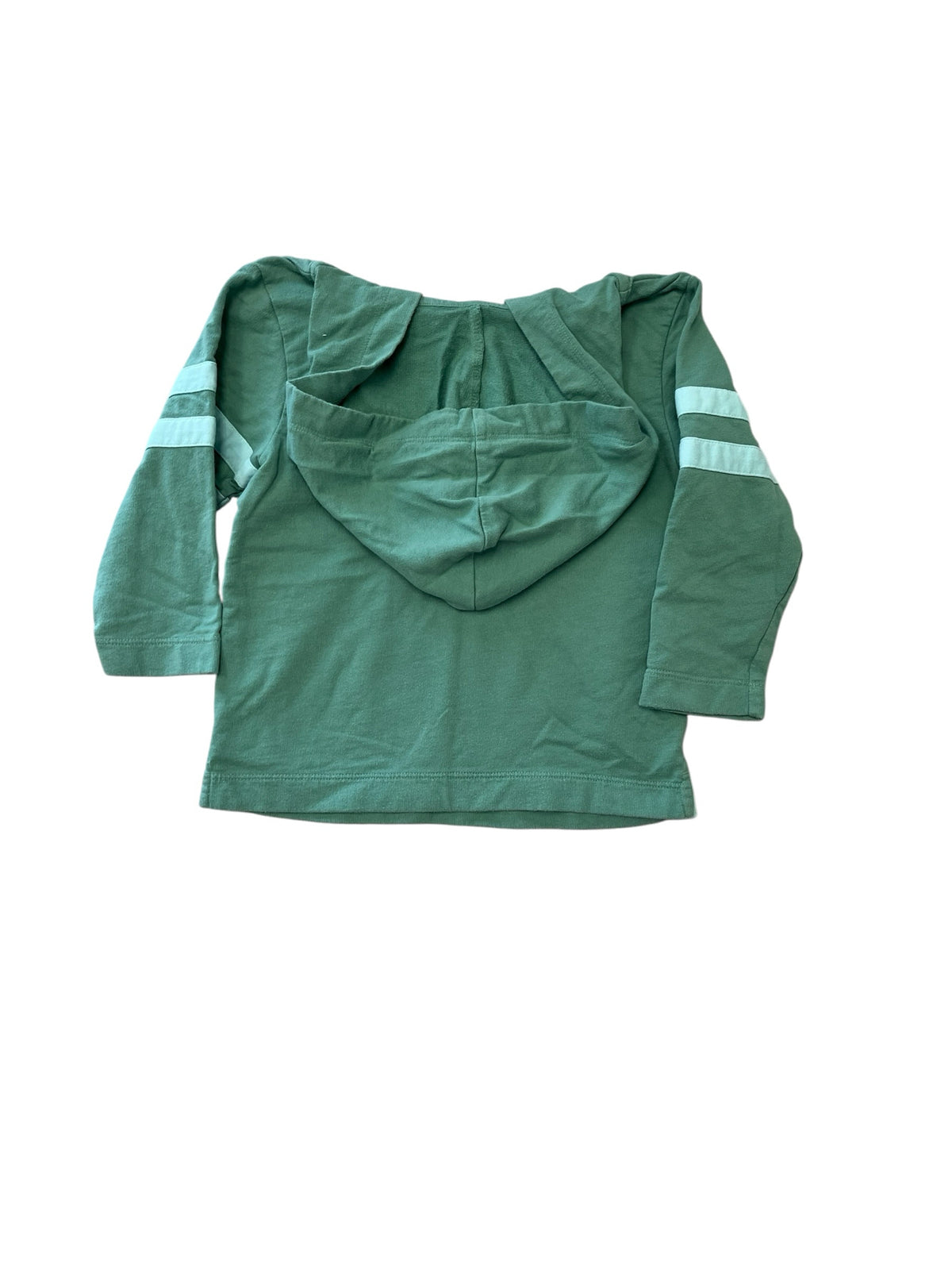 Hanna Andersson Green Cotton Hooded Pullover Sweatshirt Size 3T