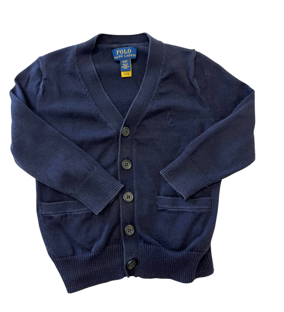 Ralph Lauren Blue Cardigan Sweater Size 3T