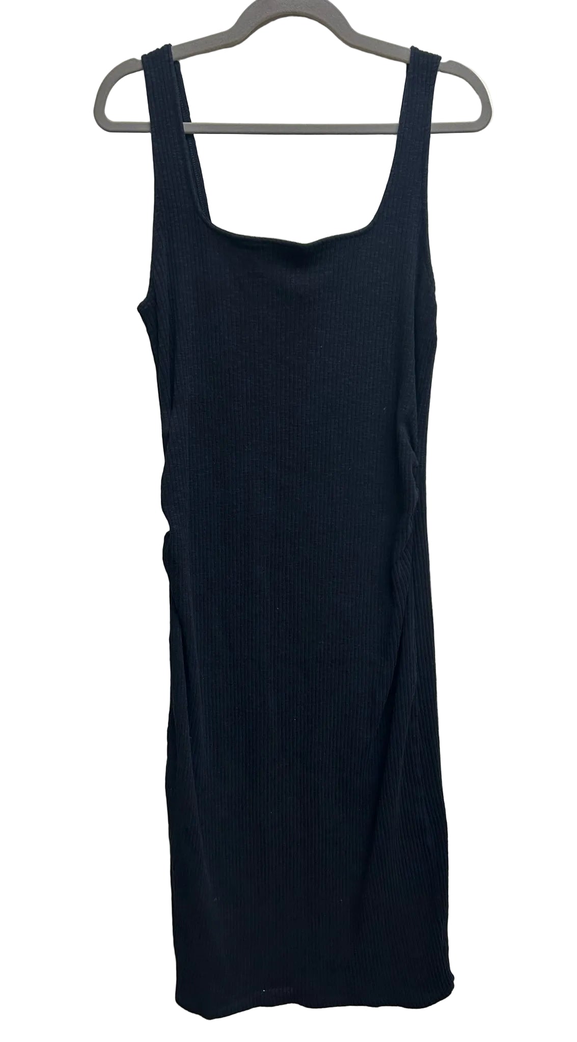 Size L Old Navy Black Ribbed Maternity Tank Dress
