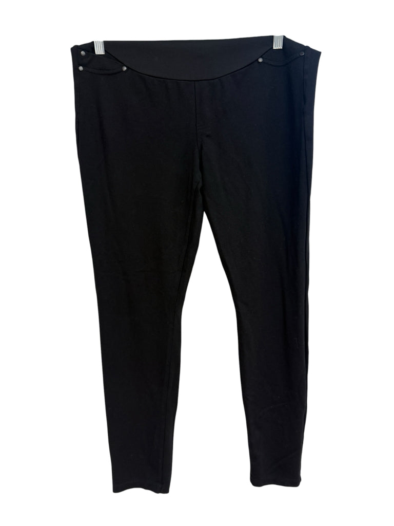 Liverpool Black Maternity Leggings with Back Pockets Size 10/30