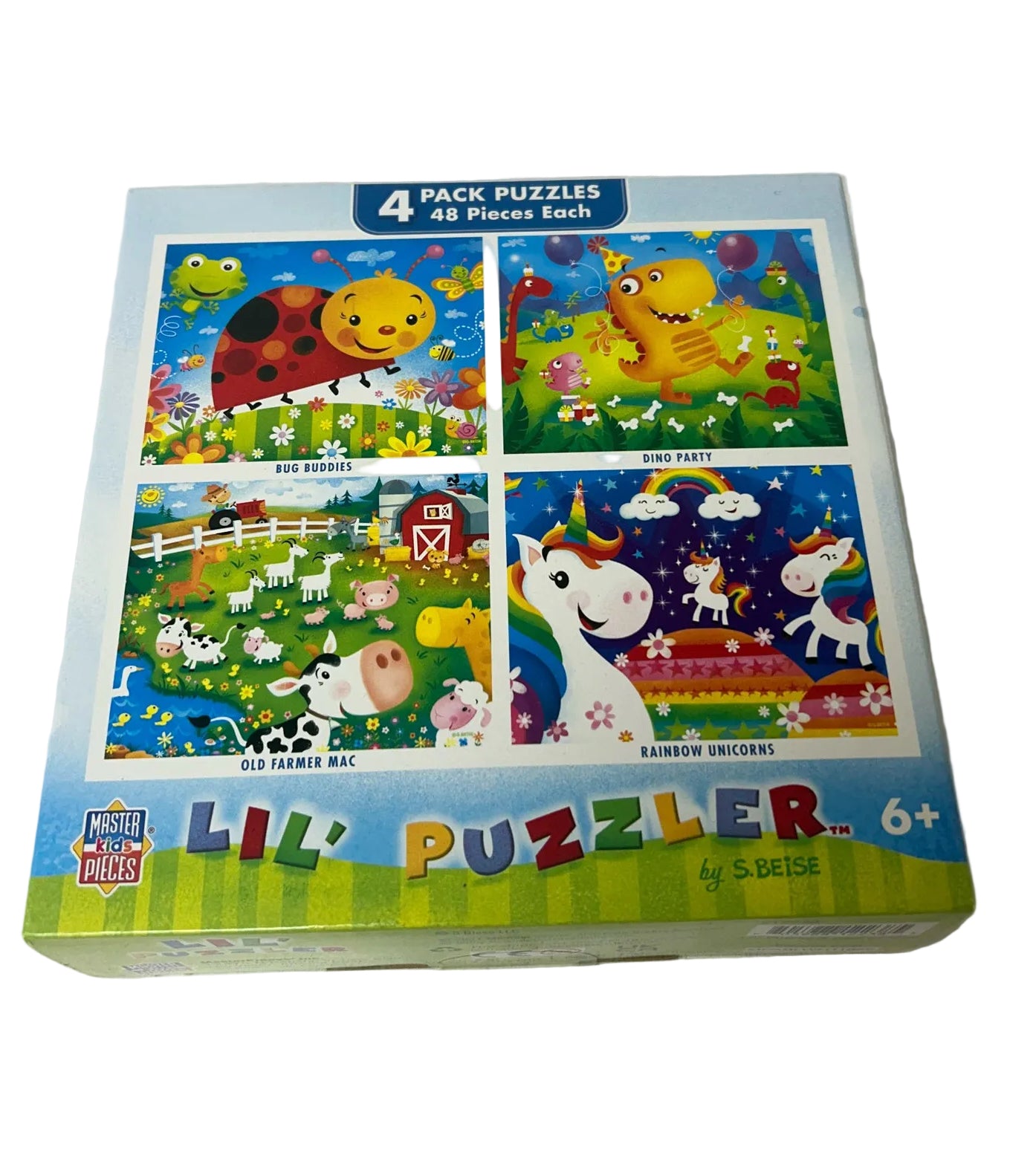 6+ Master Pieces 4-Pack Lil' Puzzler Puzzles