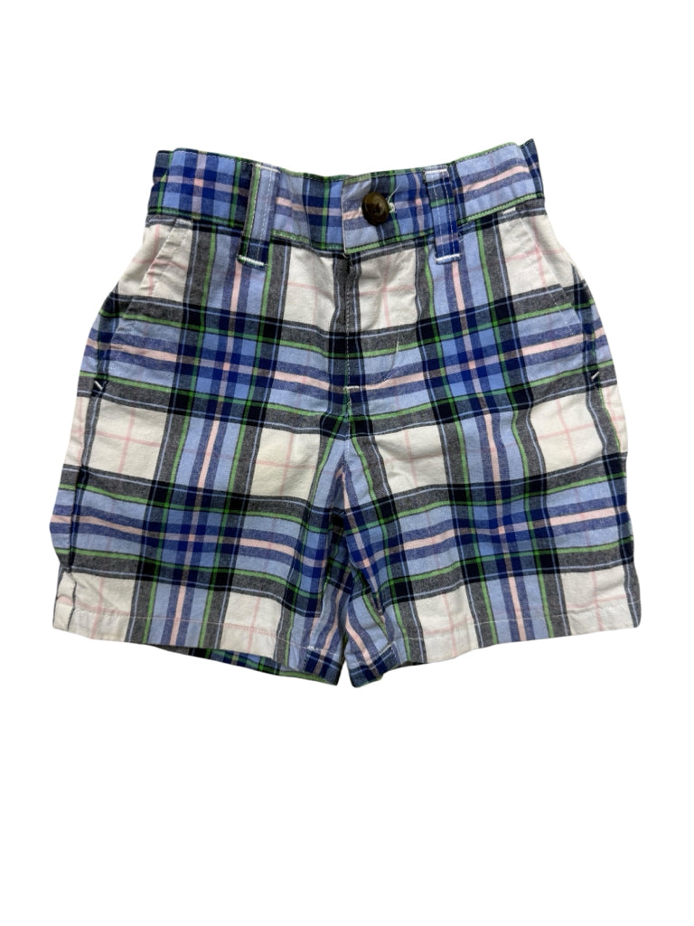 12-18 Months Janie & Jack Blue Plaid Shorts