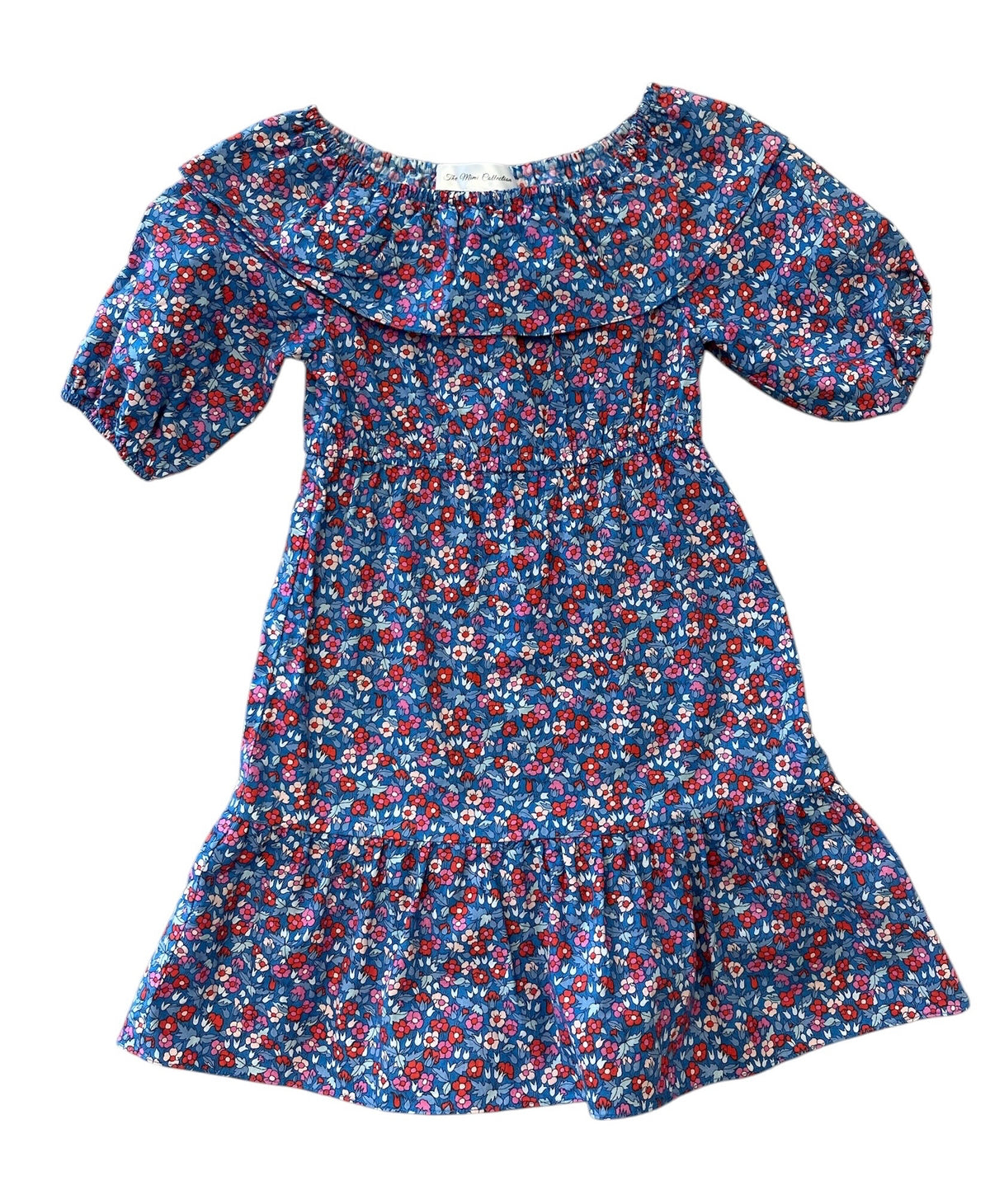 Mimi Collection Blue Flowered Smocked  Dress  Size 3T Dress