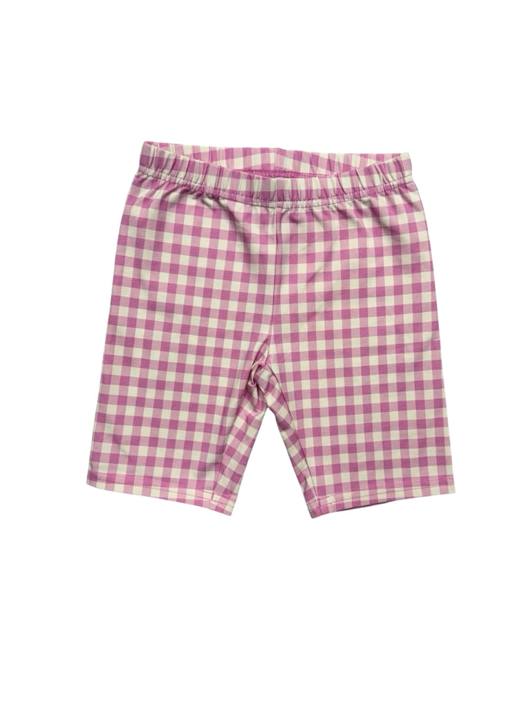Size 6/7 Hanna Andersson Pink and White Checkered Shorts