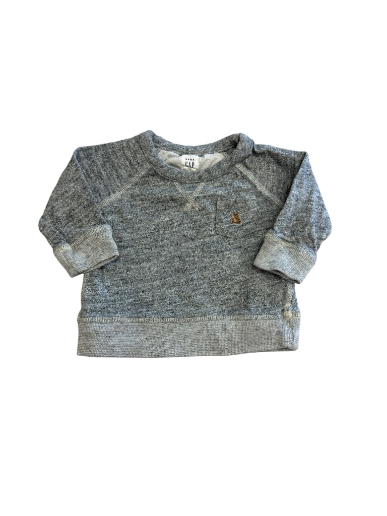 6-12 Months Gap 100% Cotton Grey Sweatshirt