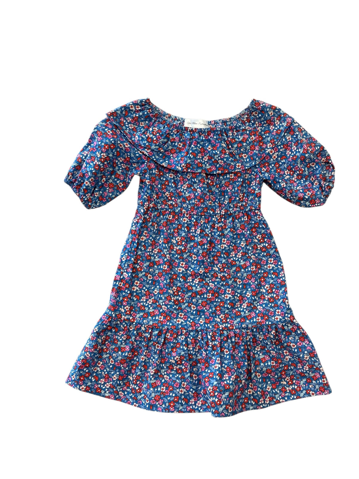 Mimi Collection Blue Flowered Smocked  Dress  Size 3T Dress