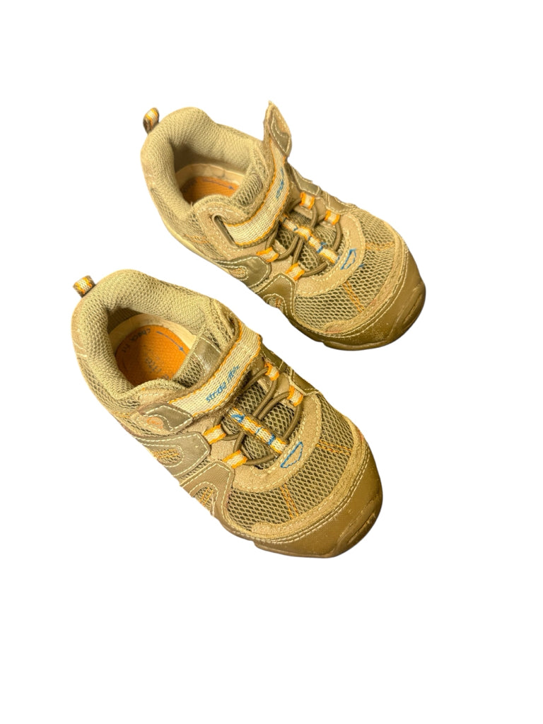 Toddler Shoe Size 7T Stride Rite Brown Sneakers