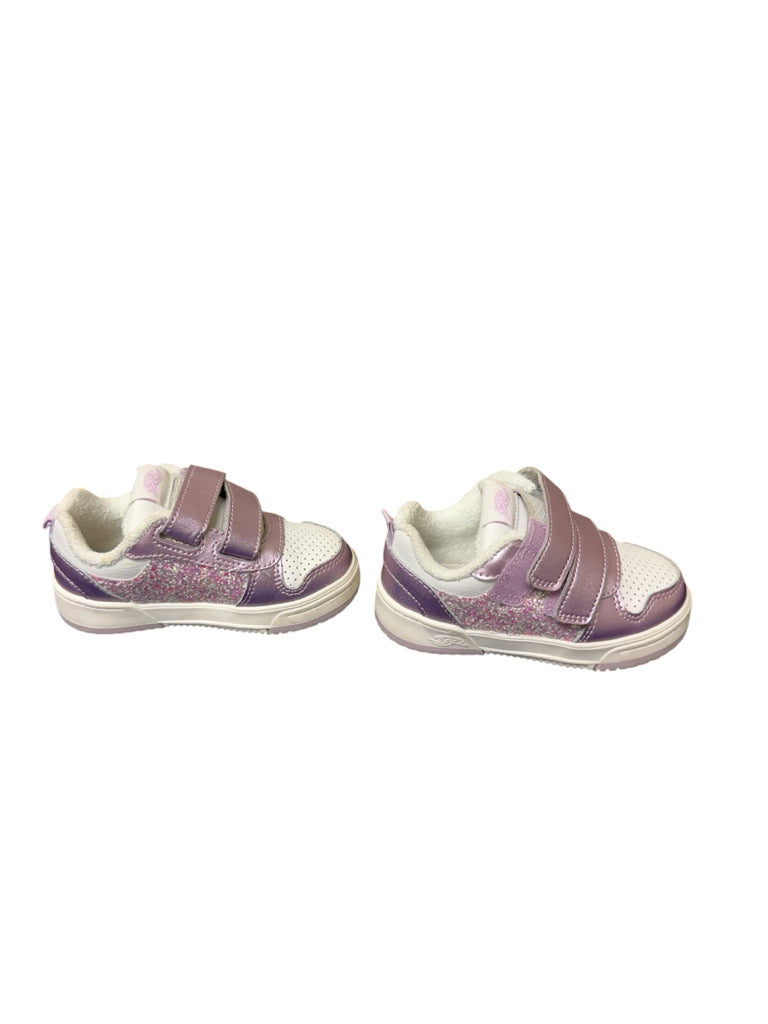 Toddler Shoe Size 7 Wide Stride Rite Purple Glitter Sneakers