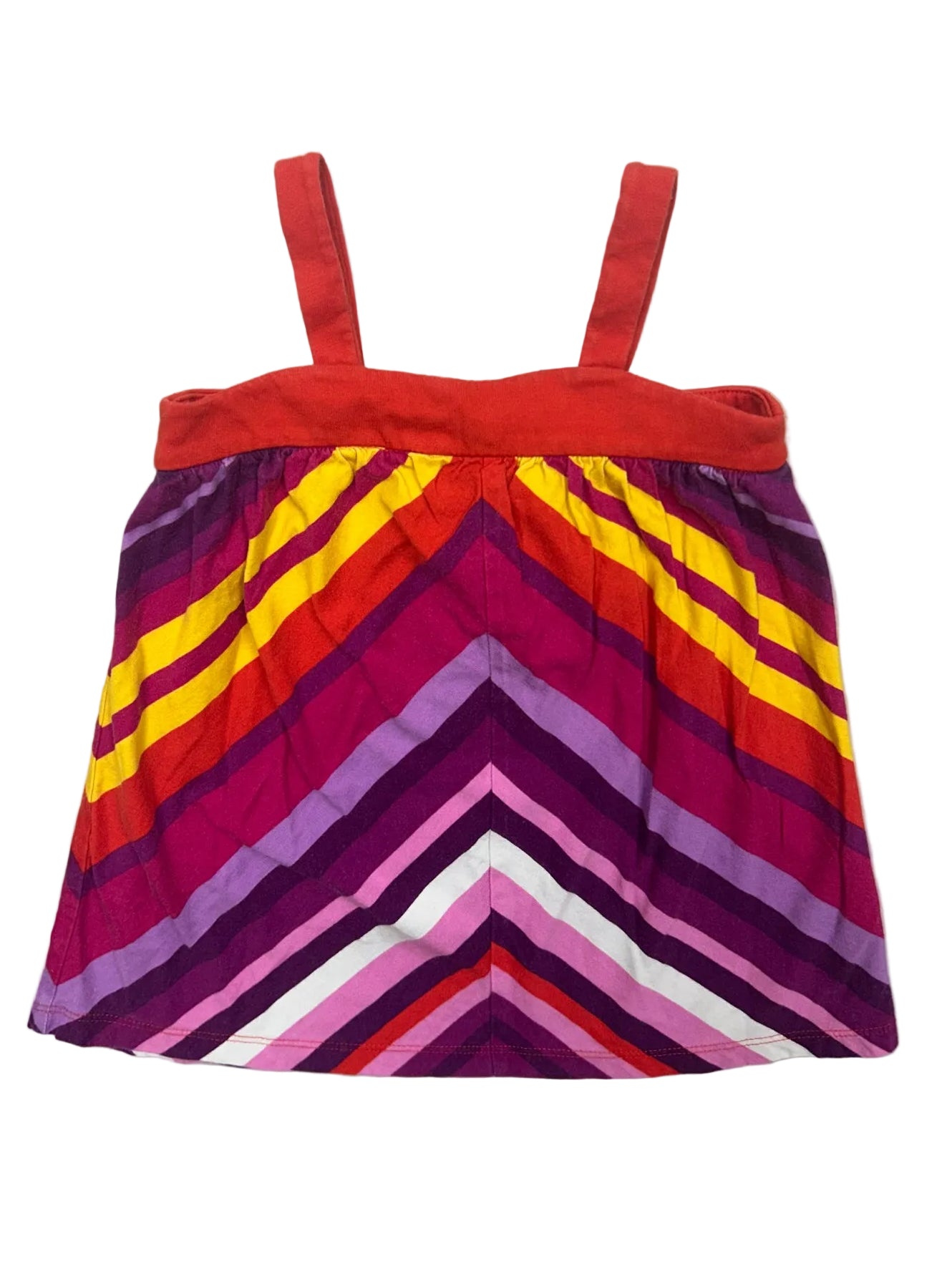 18-24 Months Gap Multi-Color Chevron Striped Sleeveless Dress