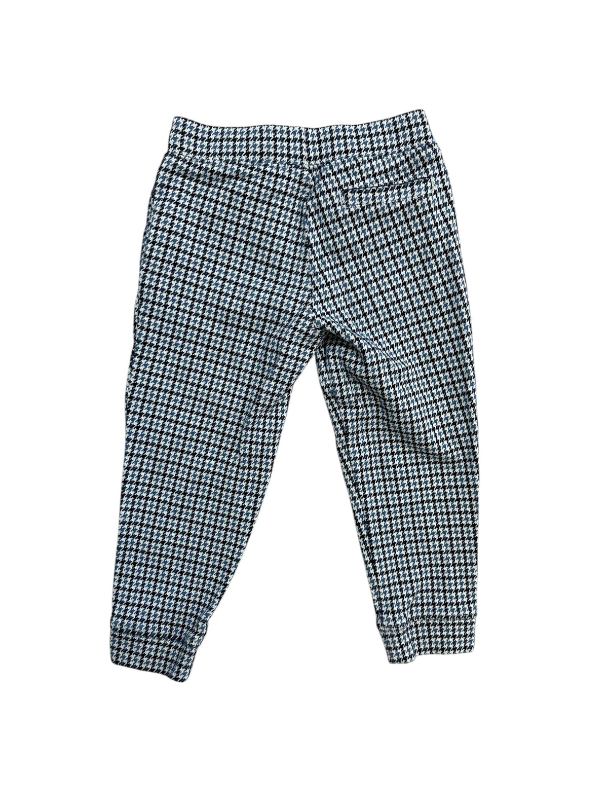 Janie & Jack Blue Flannel Houndstooth  Cotton Pants Size 3T