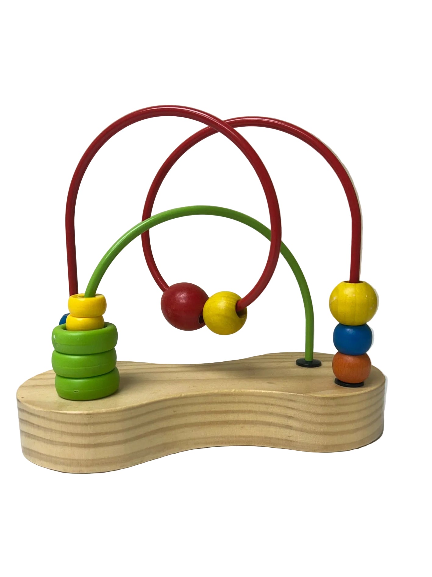 0-6 Months Hape Wooden Bead Maze w/ Suction Cup Bottom