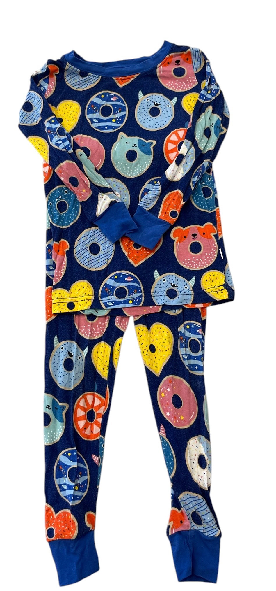 Little Sleepies Blue Donuts Two-Piece Cotton Pajamas 18-24 Months